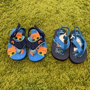 Toddler Boys size 6 Foam Flip Flops